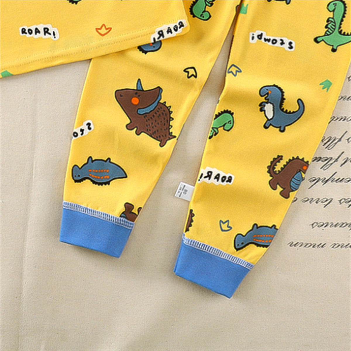 Children's underwear set pure cotton pajamas for boys full print cartoon pattern