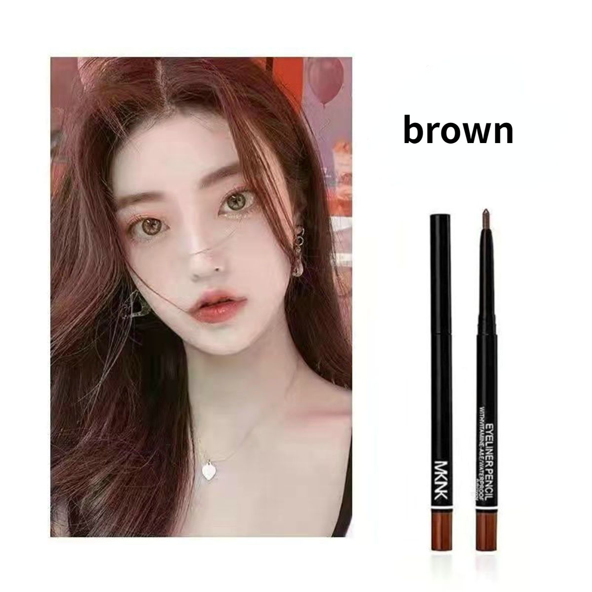 Waterproof and sweat-proof eyeliner gel pen Eyeliner cream pen Eyeliner pen hard head