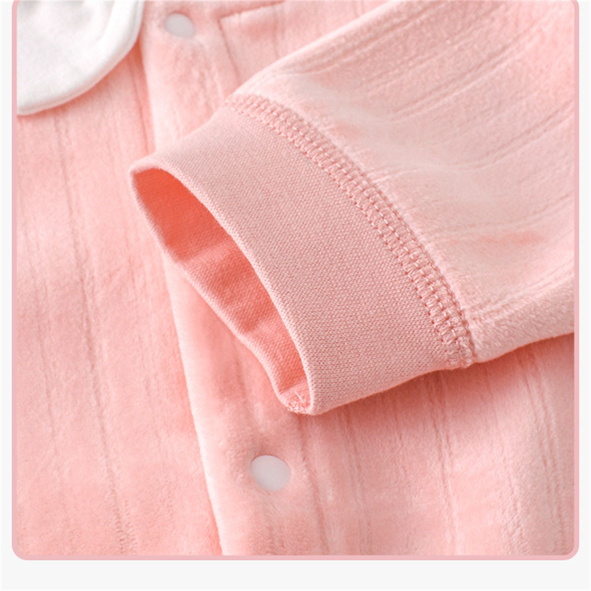 Baby autumn and winter warm clothing plus fleece underwear two piece set