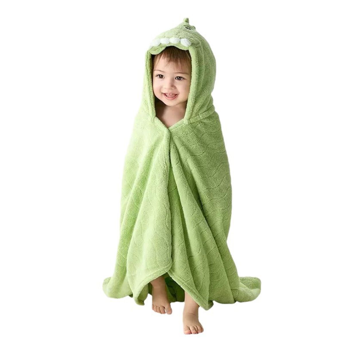 Children's bathrobe coral fleece baby bathrobe sand children's bath towel