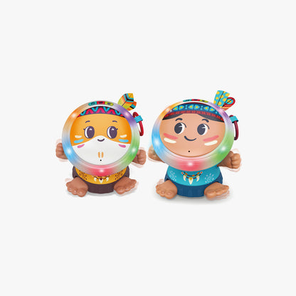 Dancing clapping drum