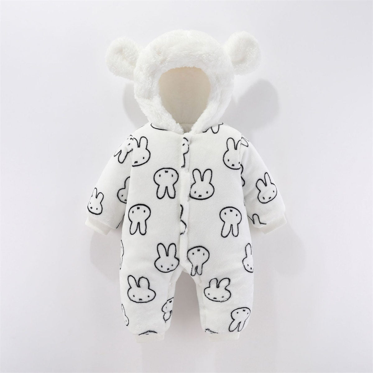 baby autumn and winter warm clothes thick cotton clothes romper