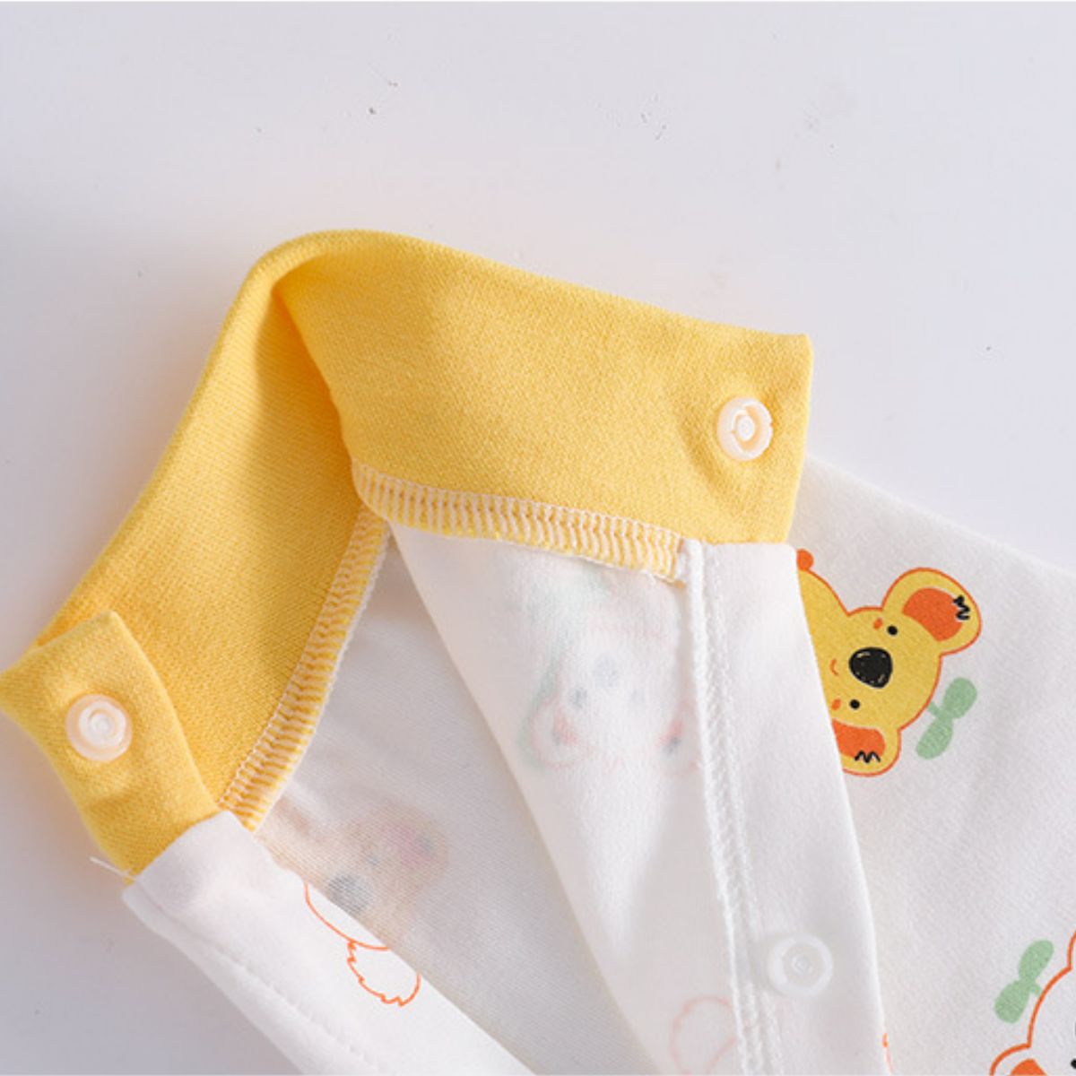 New style newborn baby clothes boneless buckle baby jumpsuit four seasons snap button romper