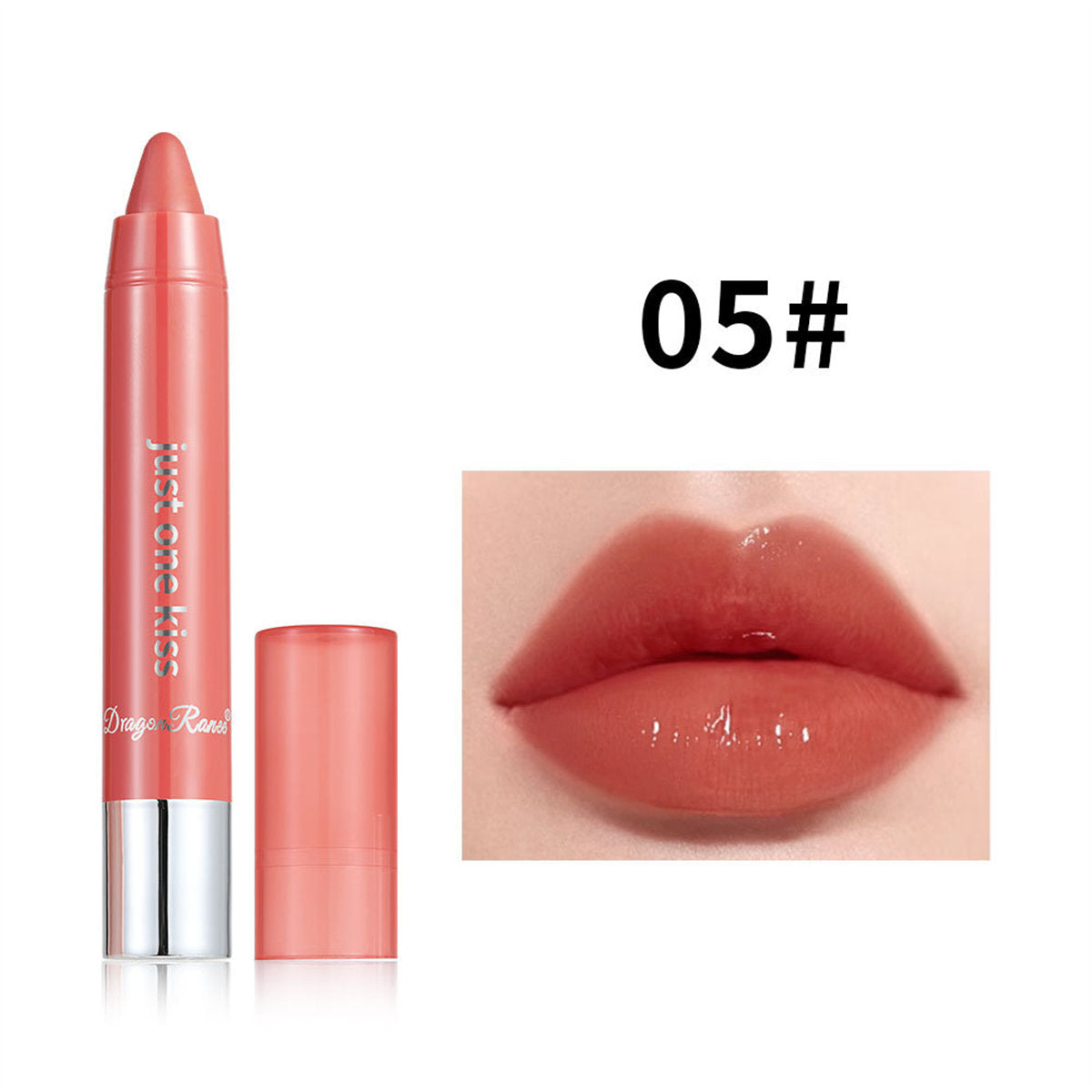 Moisturizing lipstick pink series nude bean paste color lip liner lipstick