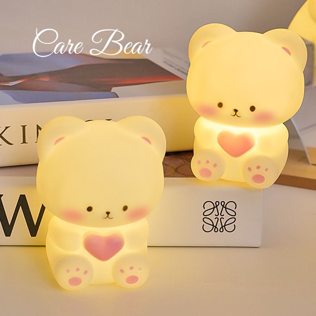 Love Bear Night Light Cute Bedroom Mood Light