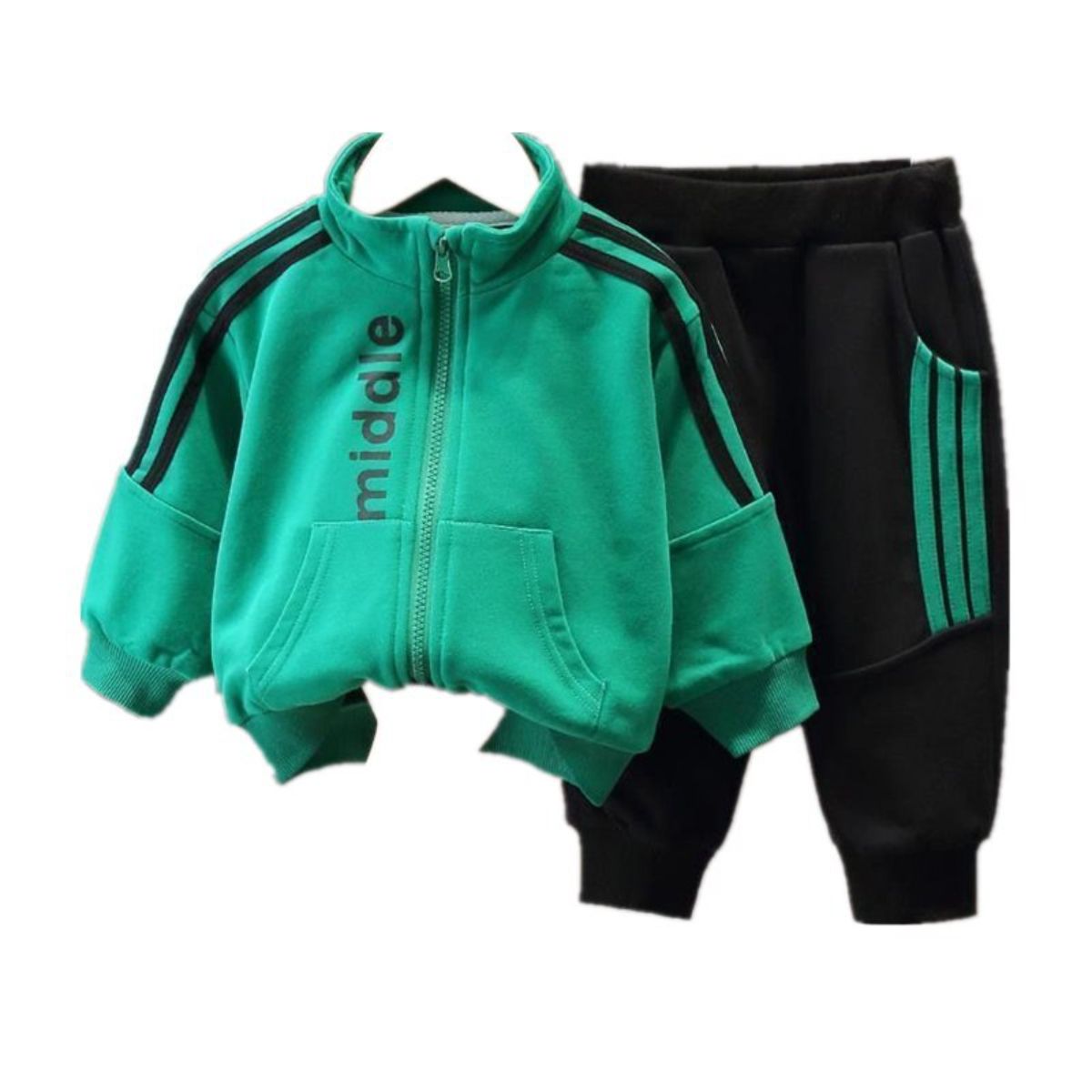 Boys spring and autumn suits Girls autumn clothes new style children's clothes baby long-sleeved children's casual baby two-piece suit