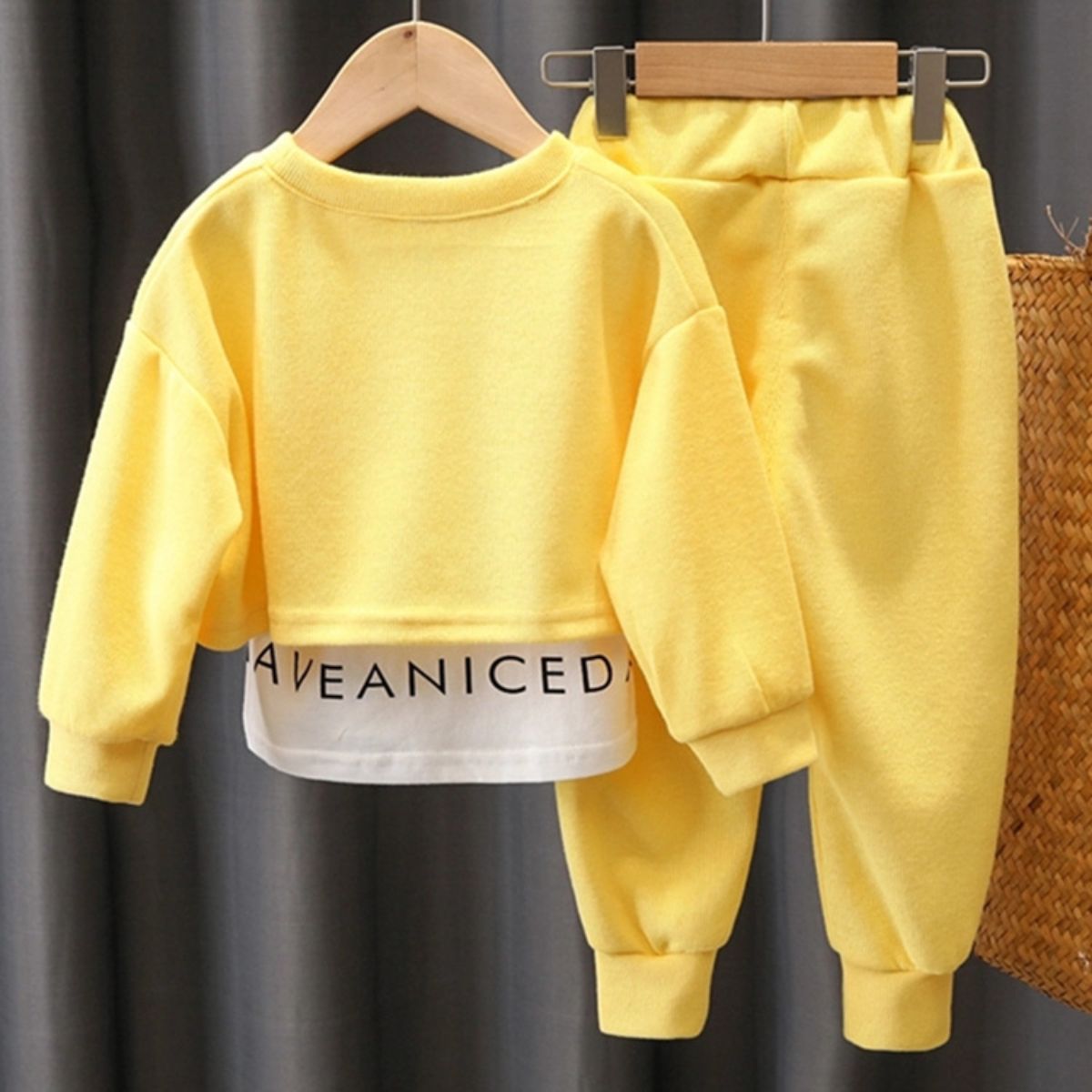 Girls suit autumn new spring and autumn children's sportswear two-piece suit