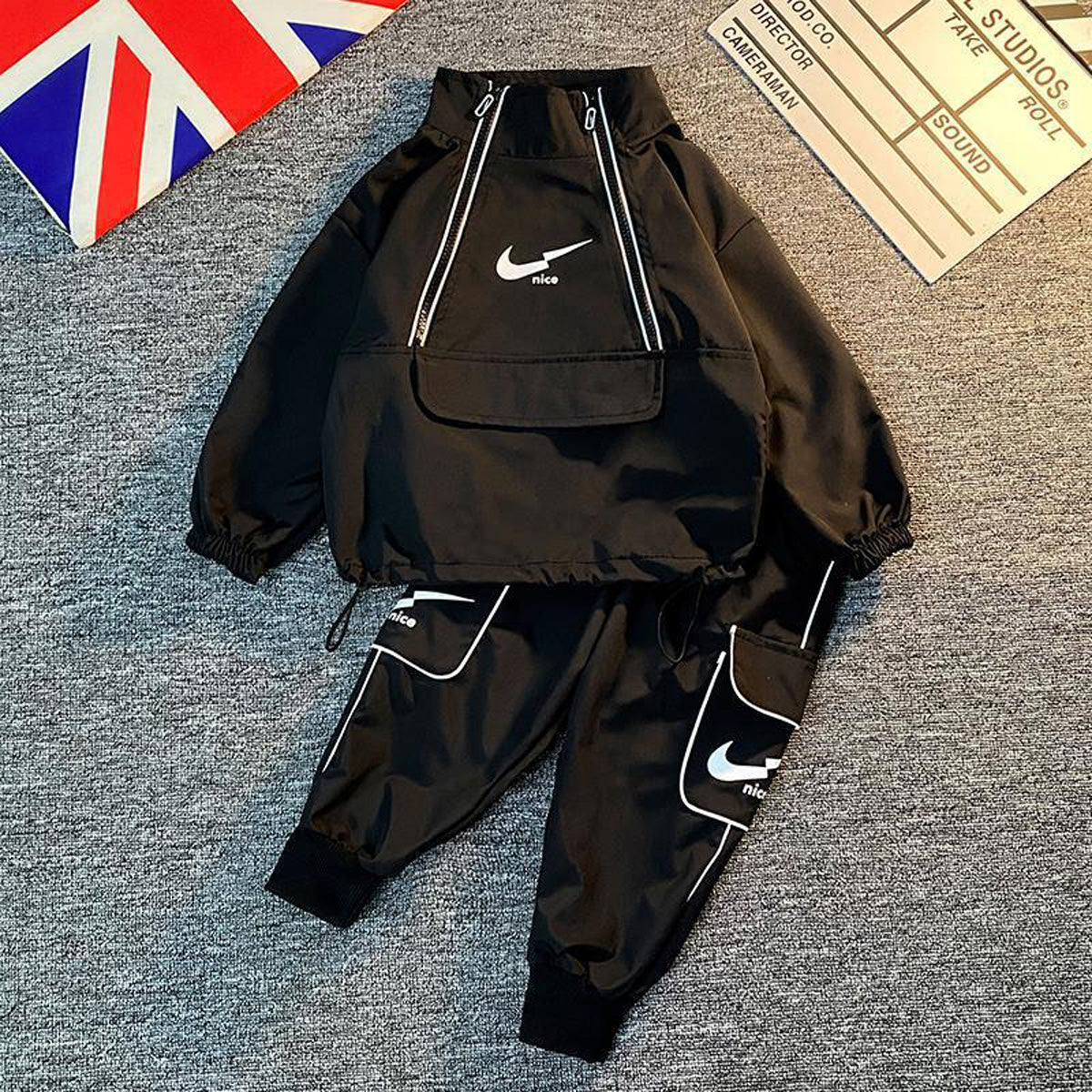 Children's clothing boys spring suits new children's sweatshirts spring and autumn handsome boys casual sports clothes