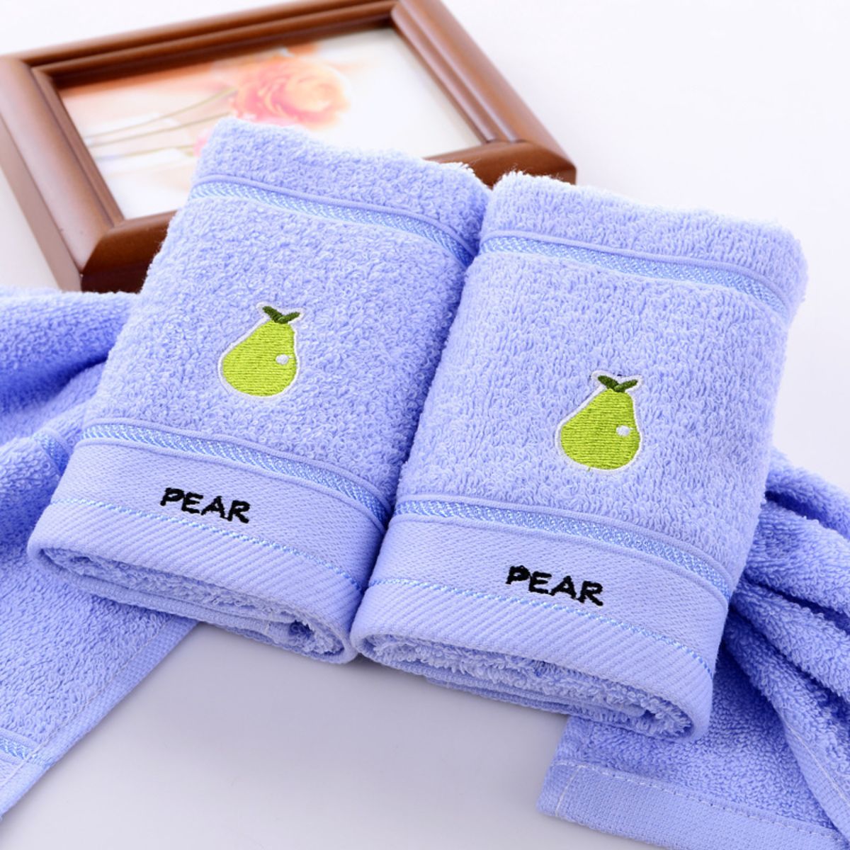 Pure cotton children's towel cute cartoon face wash cleansing towel