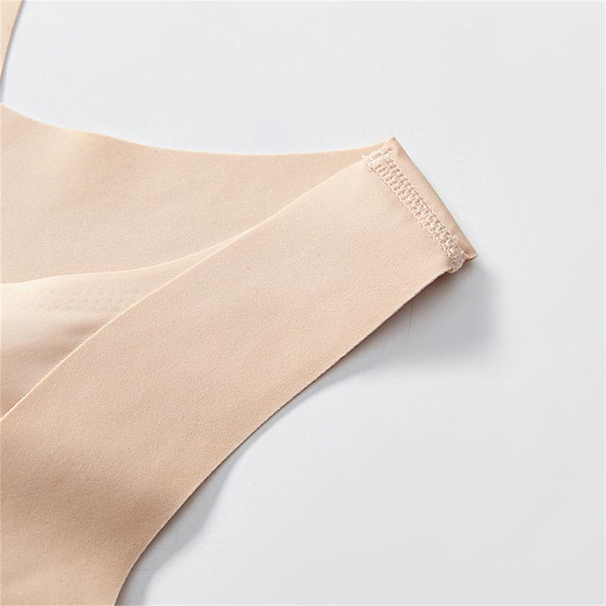 Ice silk underwear seamless breathable underwear beautiful back without steel ring front buckle gather ultra-thin underwear