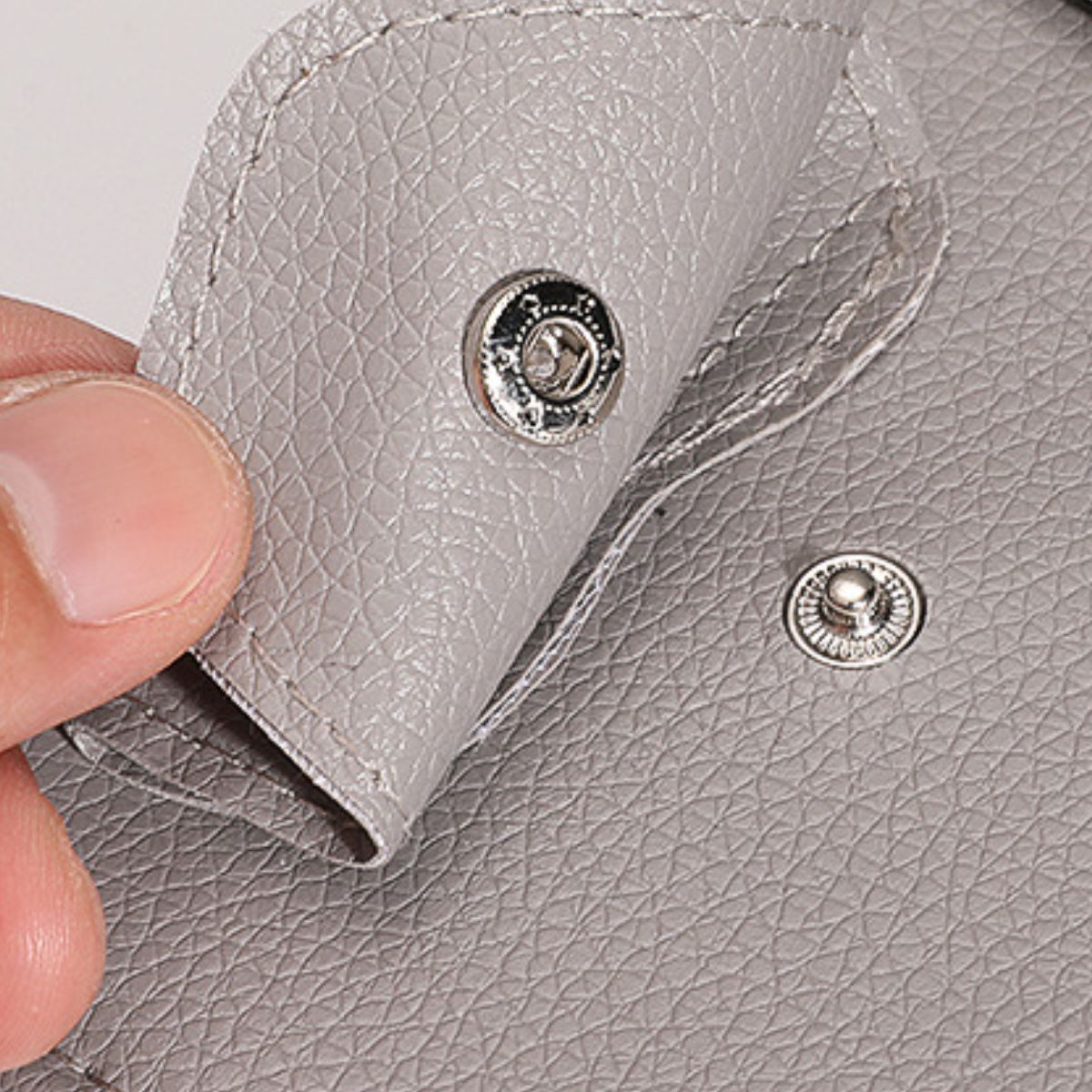 Car multifunctional card storage bag with zipper