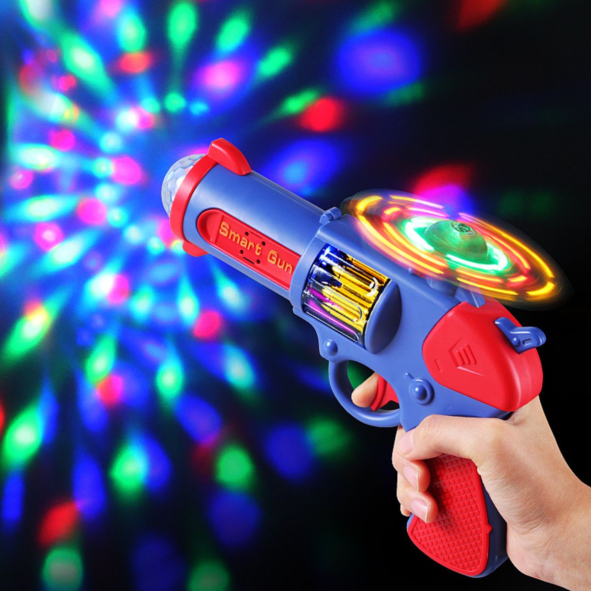 Space projection luminous toy gun