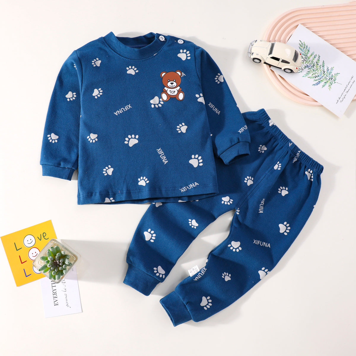 Pure cotton boy's home wear suit