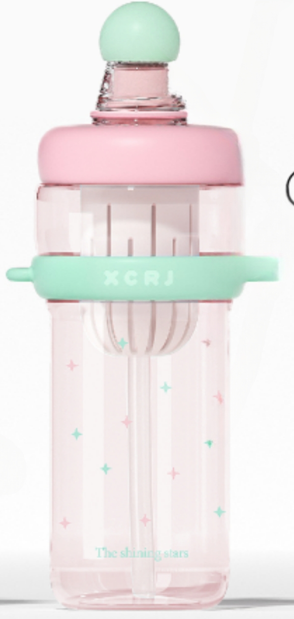 850ml Large-Capacity Kids Water Bottle with Carry Handle and Secure Lid