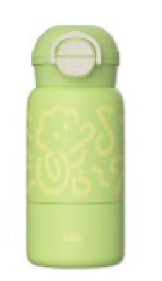 Kids Insulated Water Bottle with Flip Lid and Bold Cartoon Graphic