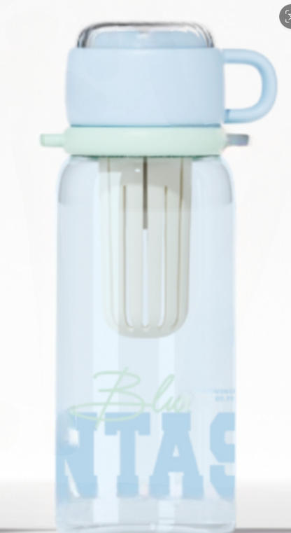 750ml Large-Capacity Water Bottle with Mug-Style Handle and Secure Lid