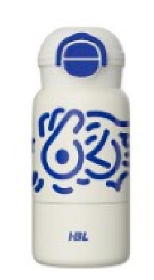 Kids Insulated Water Bottle with Flip Lid and Bold Cartoon Graphic