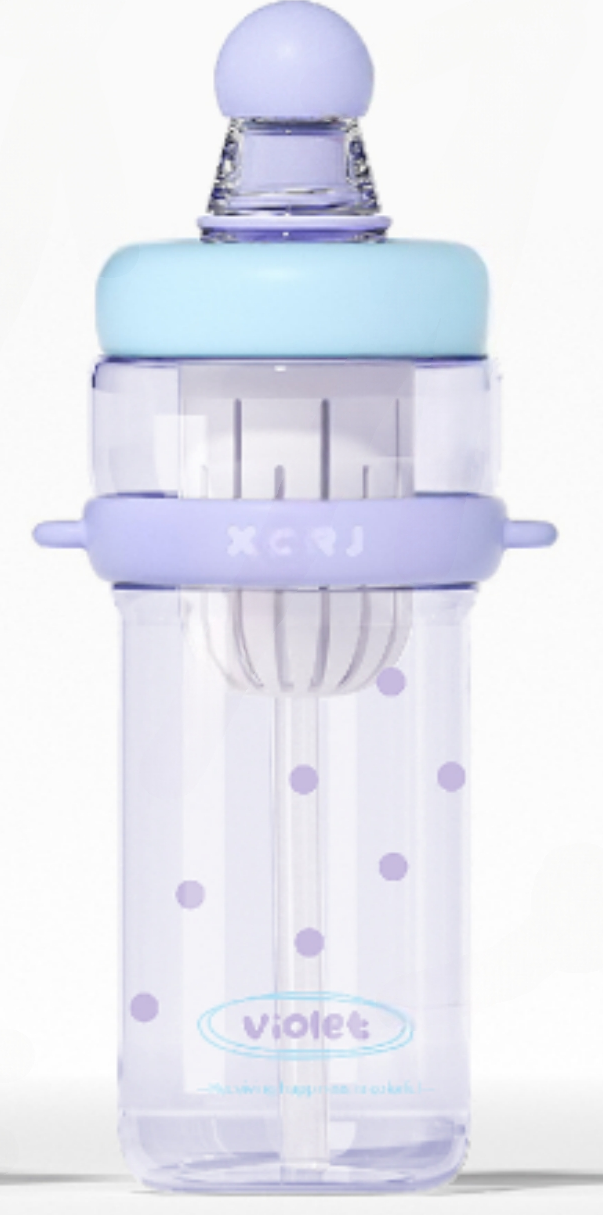 850ml Large-Capacity Kids Water Bottle with Carry Handle and Secure Lid