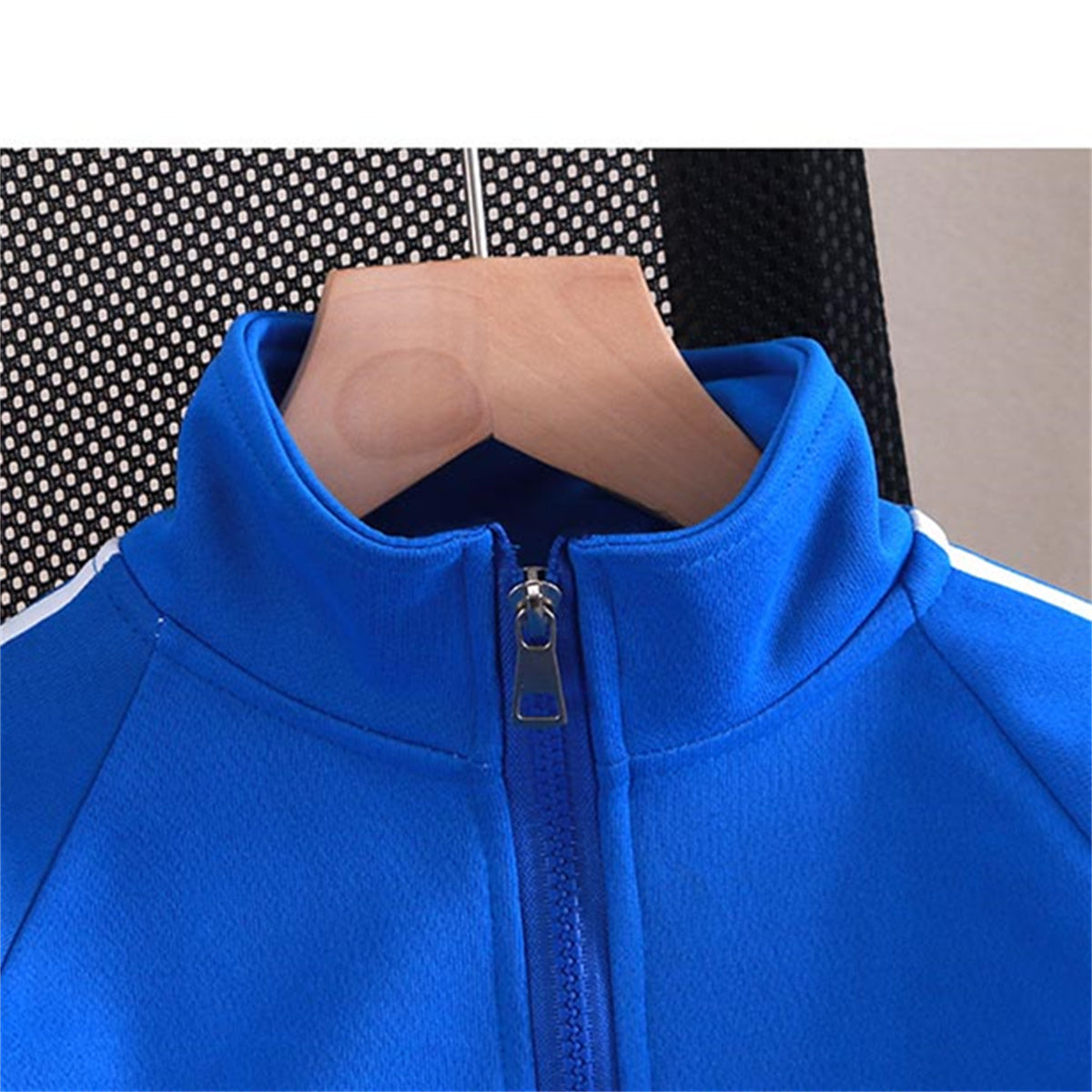 Jacket casual sportswear men's solid color raglan jacket for middle and large kids