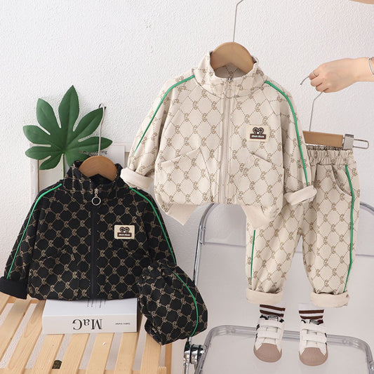 Baby autumn suits boys and girls new children's spring and autumn jackets autumn sports two-piece suits