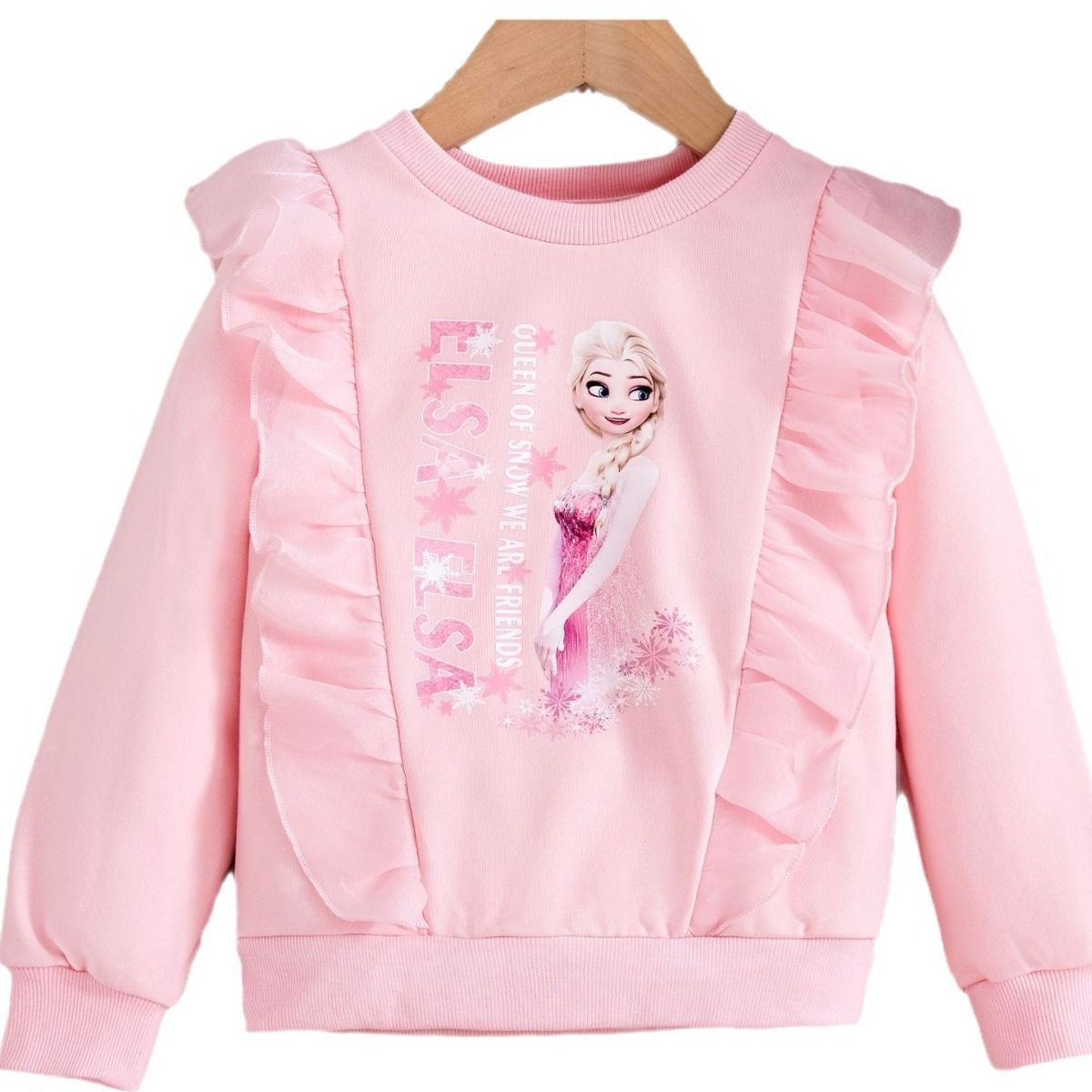 Girls sweatshirt spring new spring and autumn baby girl children's clothing cartoon tops pullover clothes