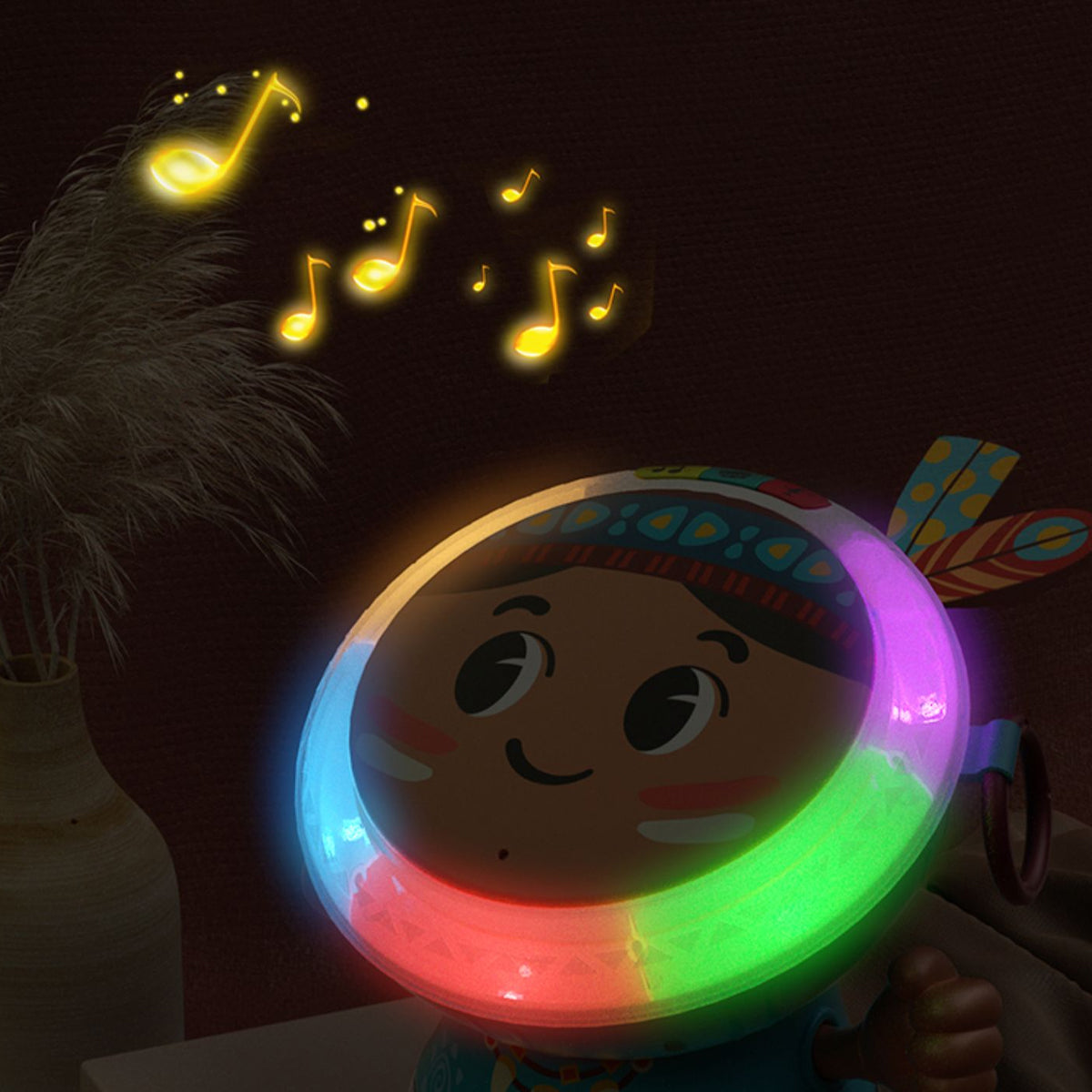 Dancing clapping drum