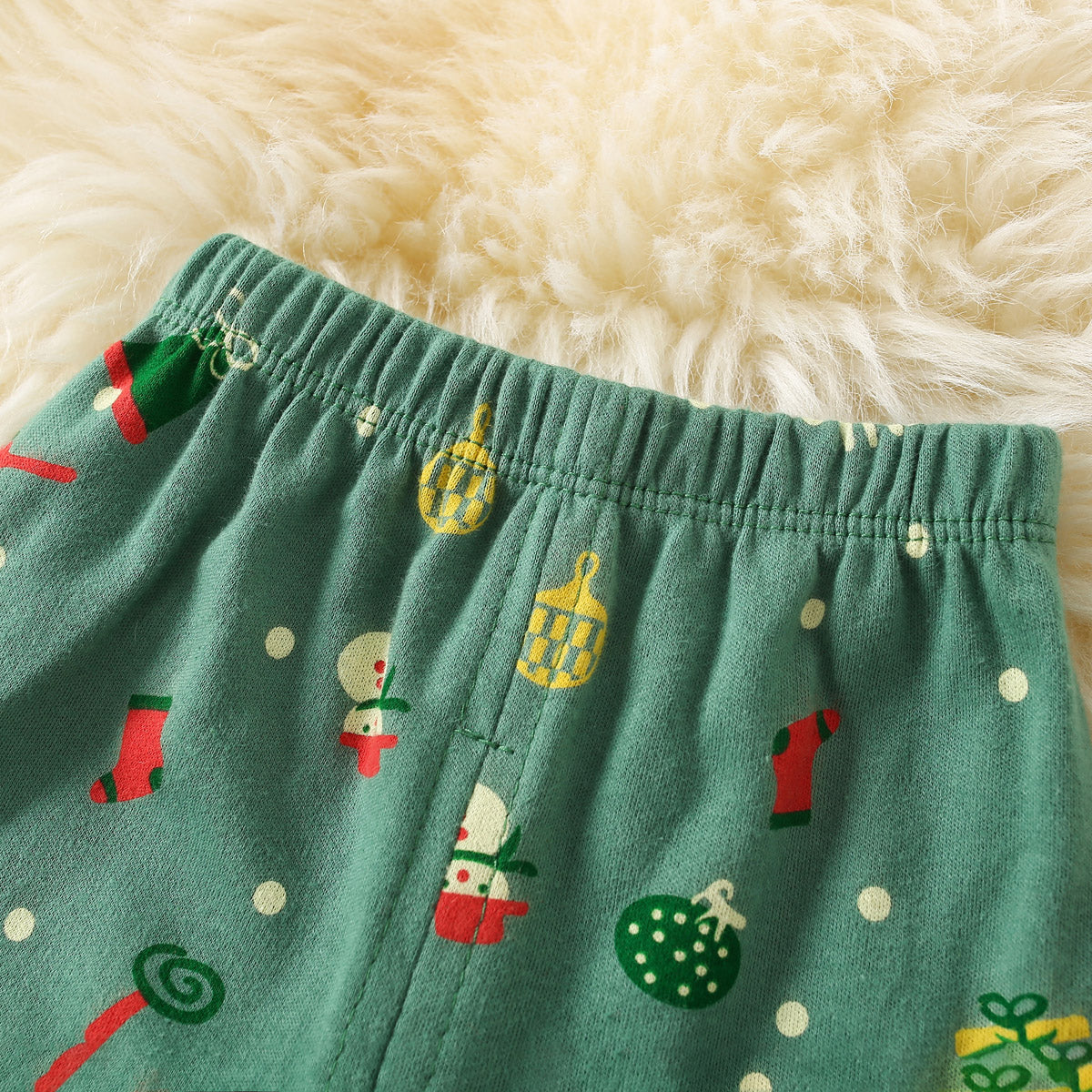 Boys Cute Christmas Home Clothes Pajamas Set