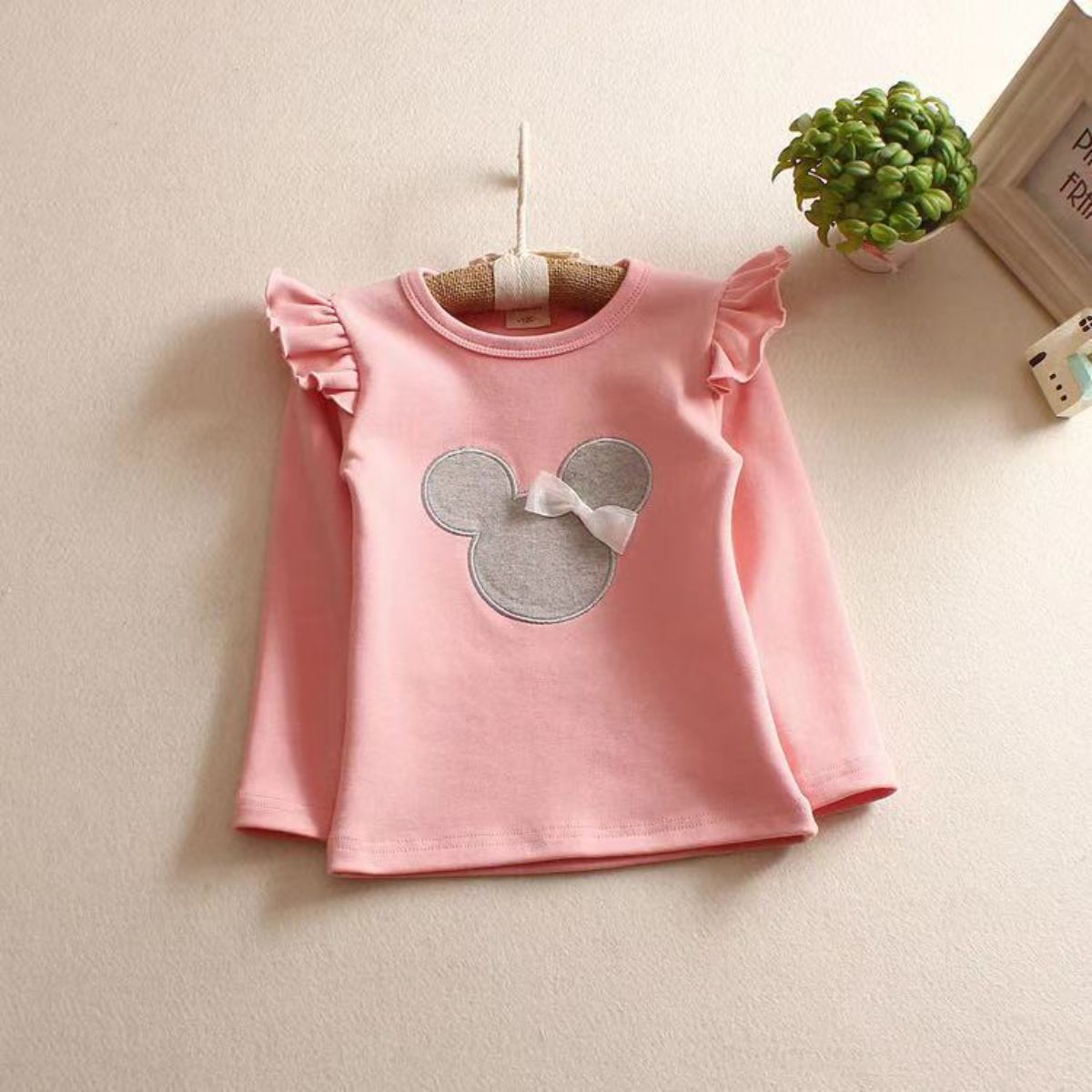 New children's clothing spring and autumn style girls long-sleeved T-shirt