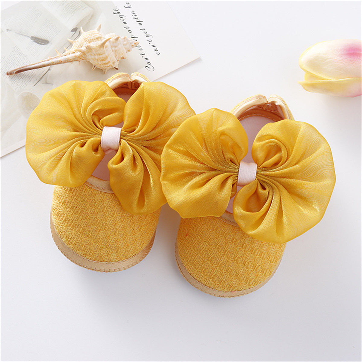 Baby Mesh Bow Princess Shoes