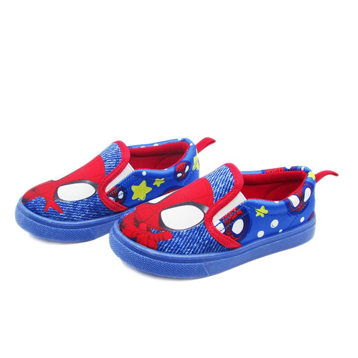 Spider-Man pattern casual low-top canvas shoes for middle and older boys