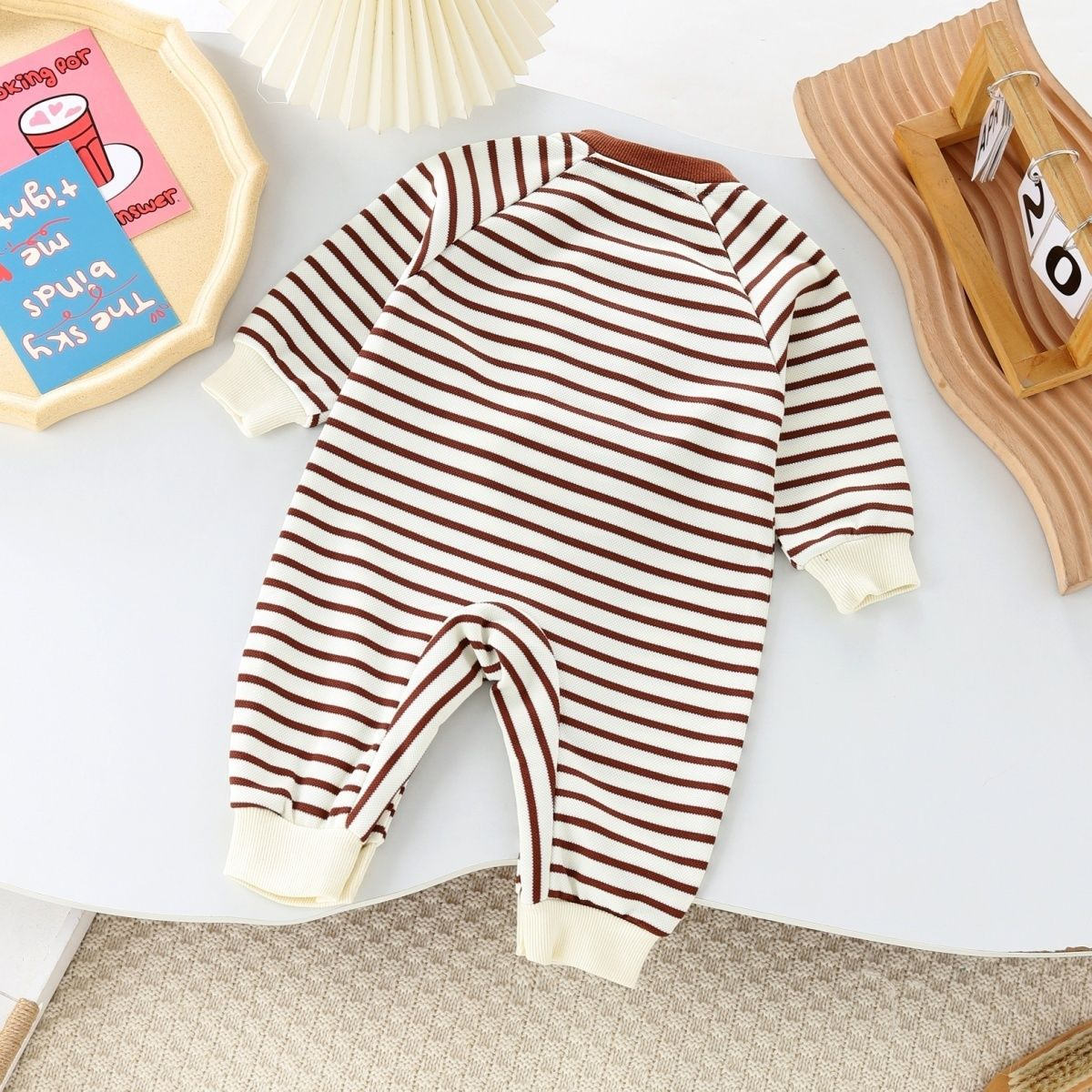 Baby spring and autumn cartoon long sleeve romper