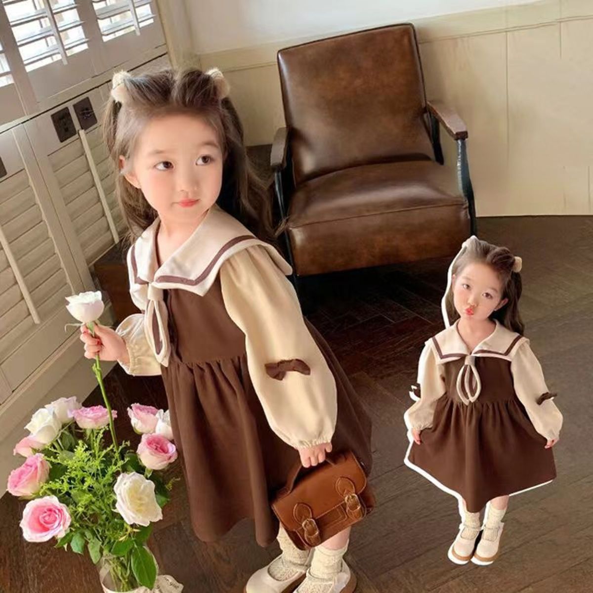 Girls autumn new dress