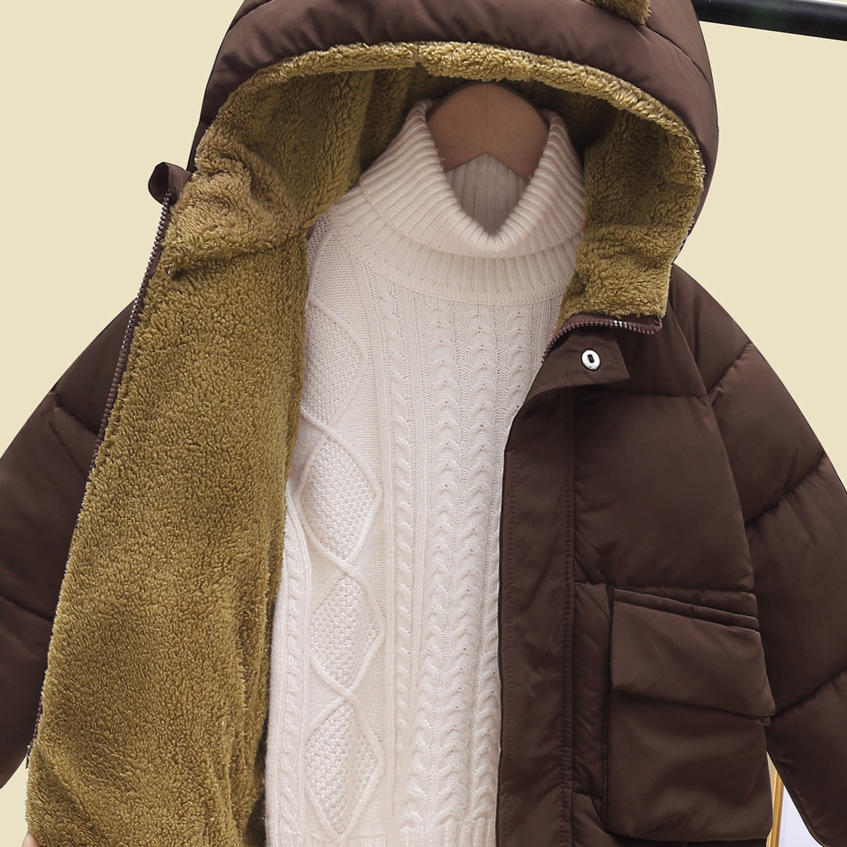 Children&#39;s down jackets boys girls cotton-padded jackets