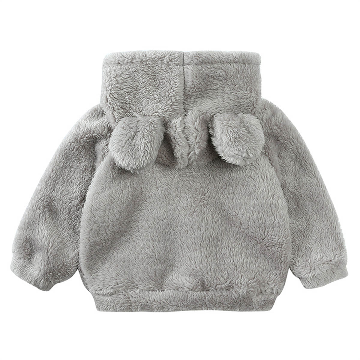 Boys and girls lambskin thickened coat children's stylish warm hooded fur sweater