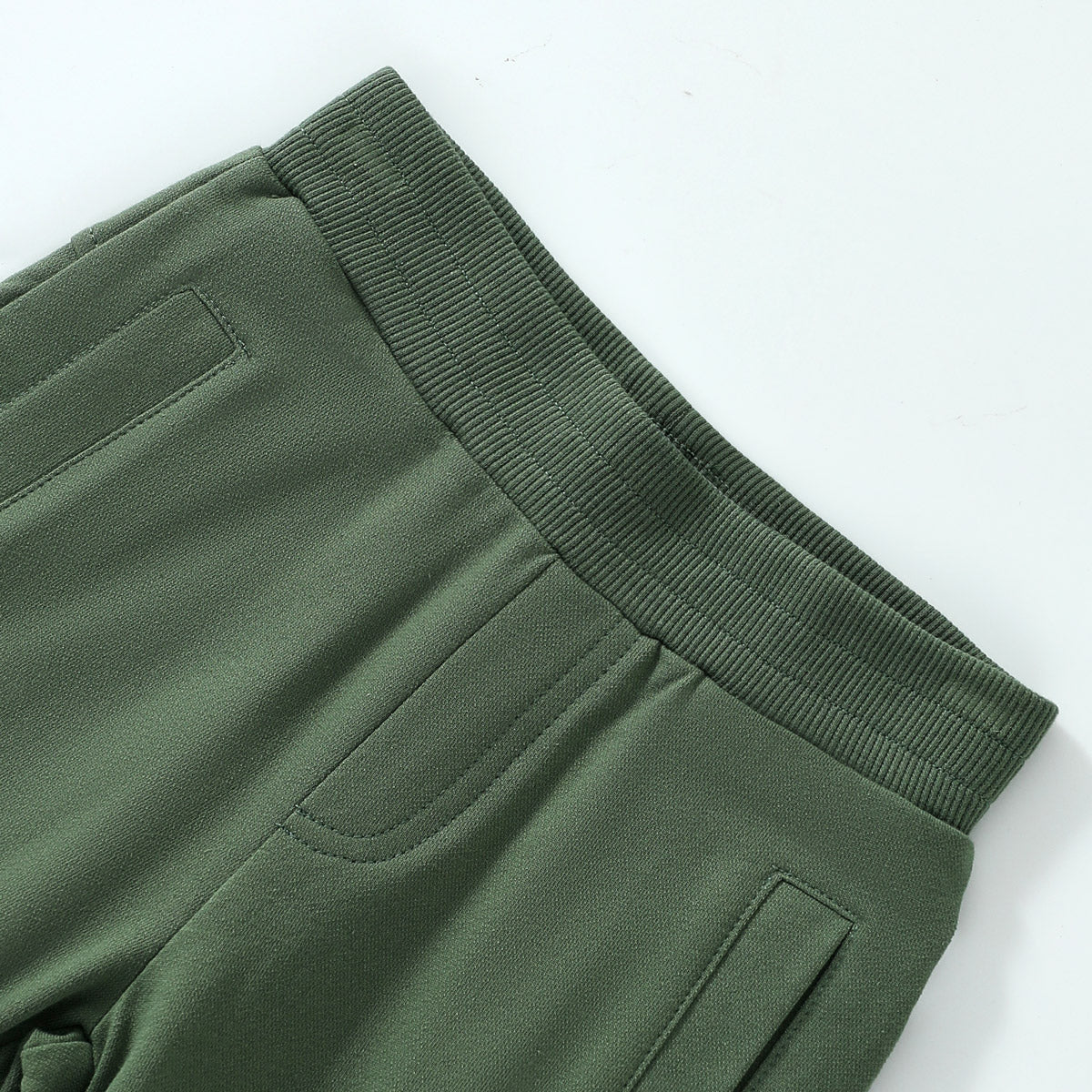 Shark embroidered cropped trousers