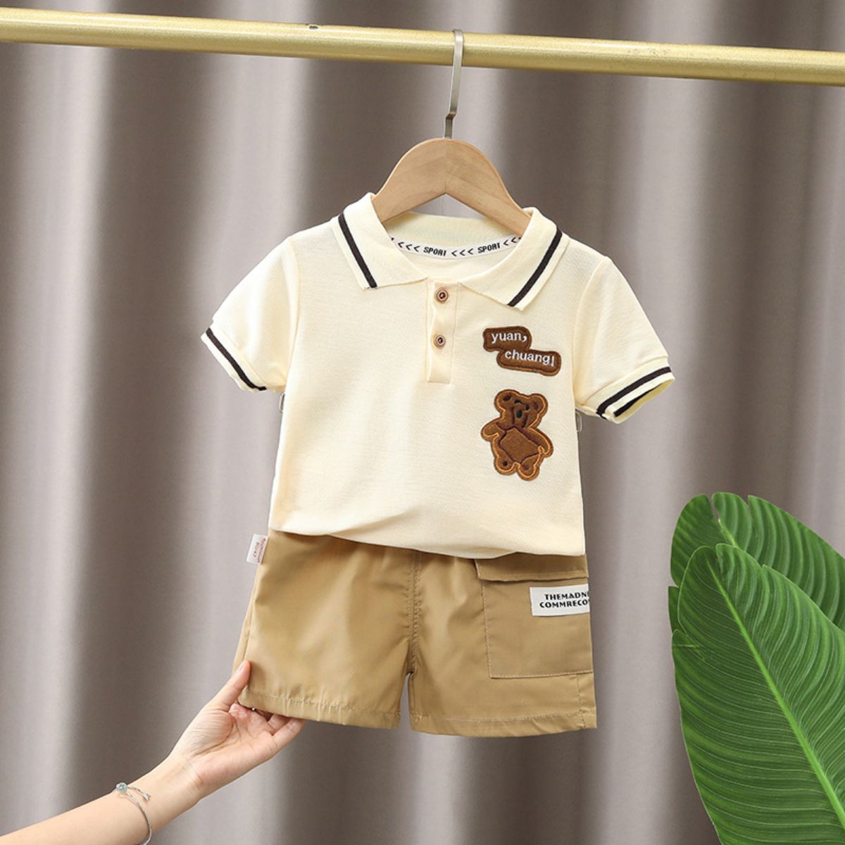 Boys summer clothes children's short-sleeved suits summer new style children's boys fashion two-piece suits trendy