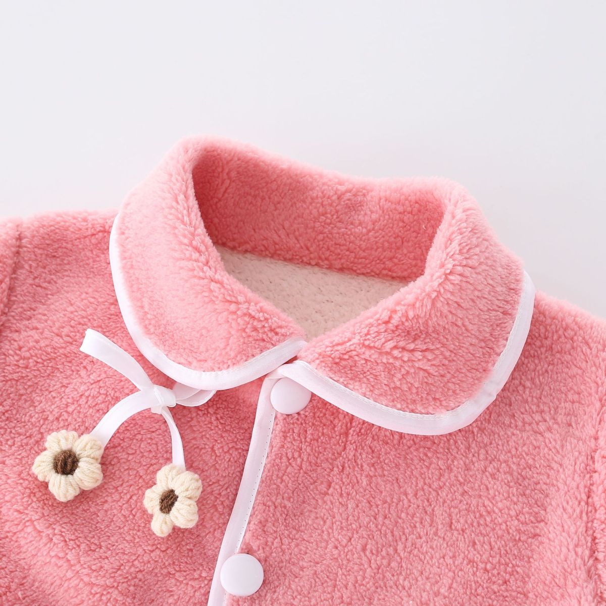 Girls autumn and winter lamb fleece coat