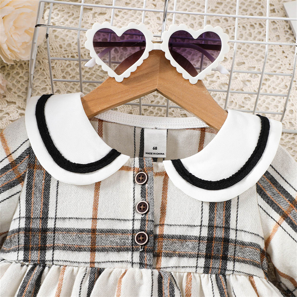 Baby girl princess doll collar spring and autumn dress