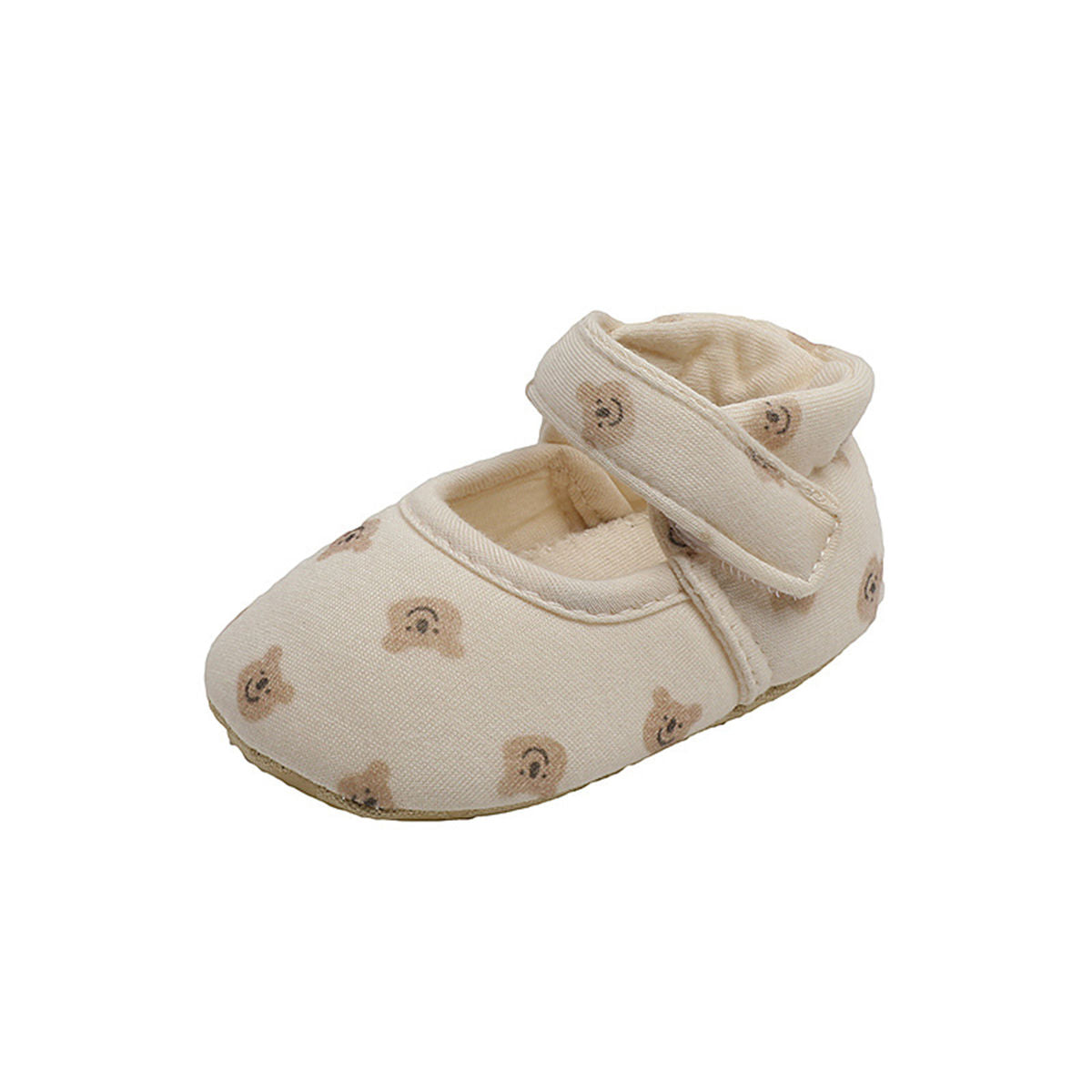 Cute bear soft-soled canvas shoes for infants and children