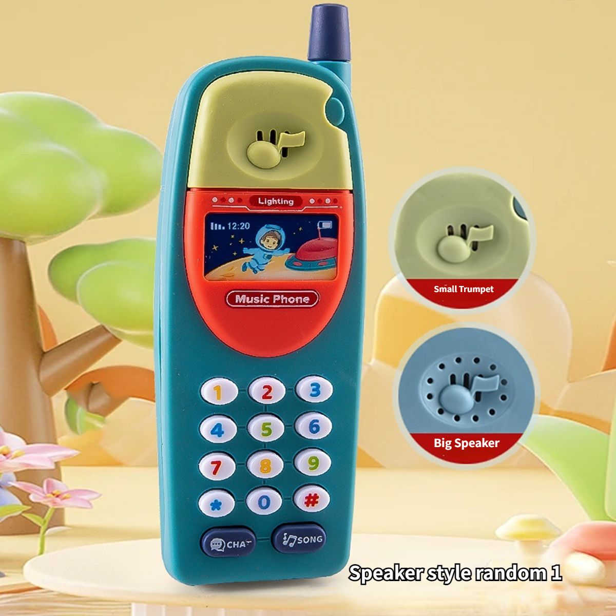 Infant multifunctional simulation mobile phone music story telephone toy