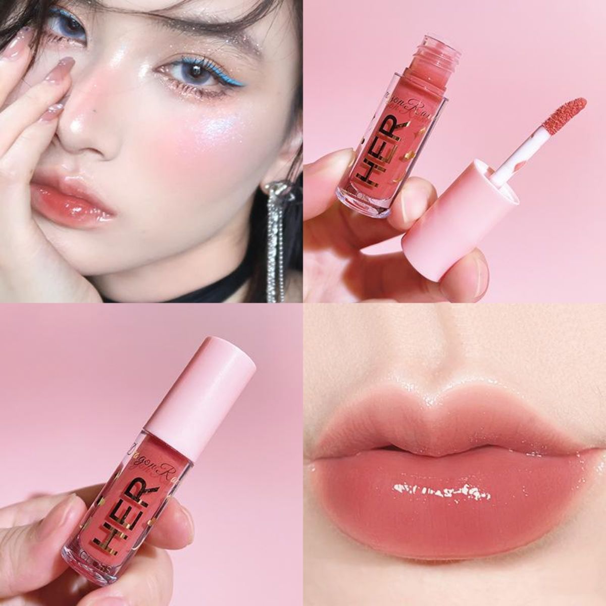 Mirror lip glaze moisturizing jelly glass lip gloss