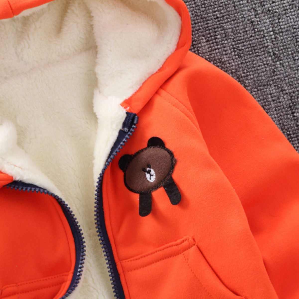 Boys&#39; cotton hooded jacket