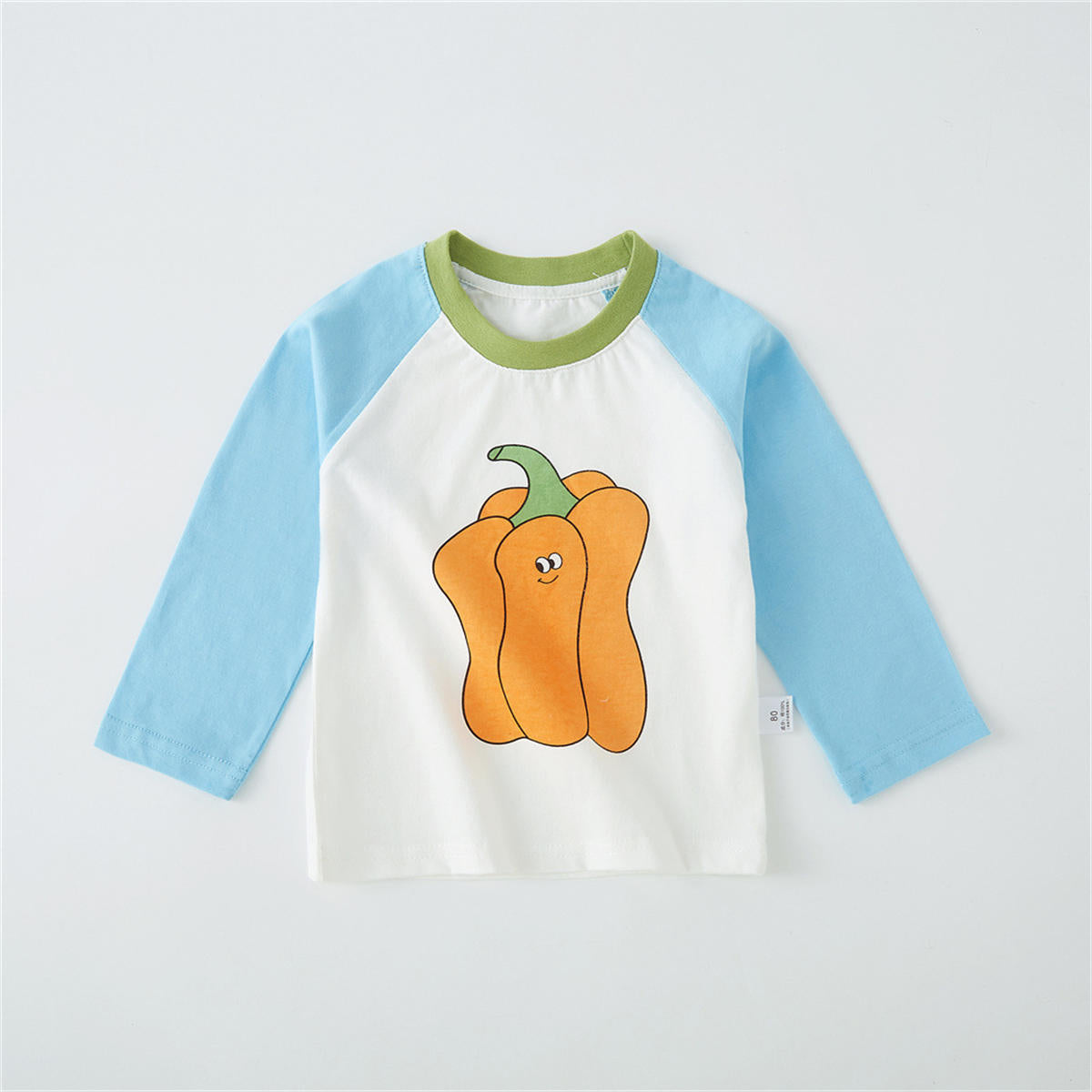 Children's T-shirt long-sleeved baby spring and fall cotton bottoming shirt t-shirt