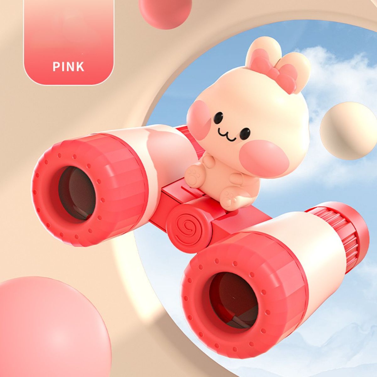 Children's telescope toy portable HD cartoon cute binoculars mini outdoor toys