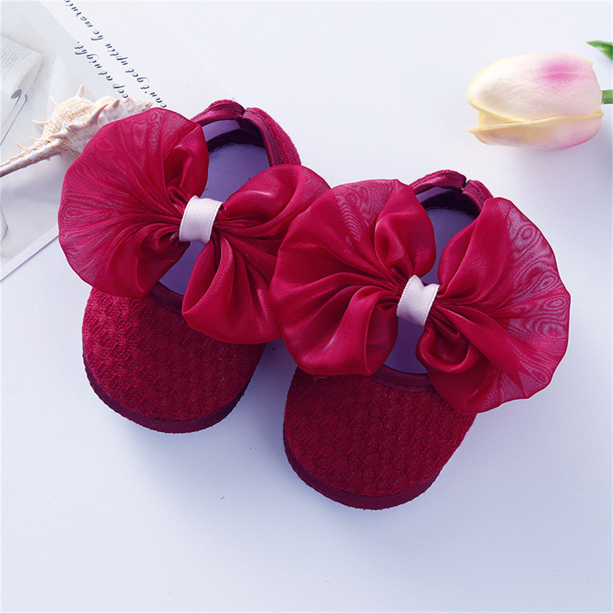 Baby Mesh Bow Princess Shoes