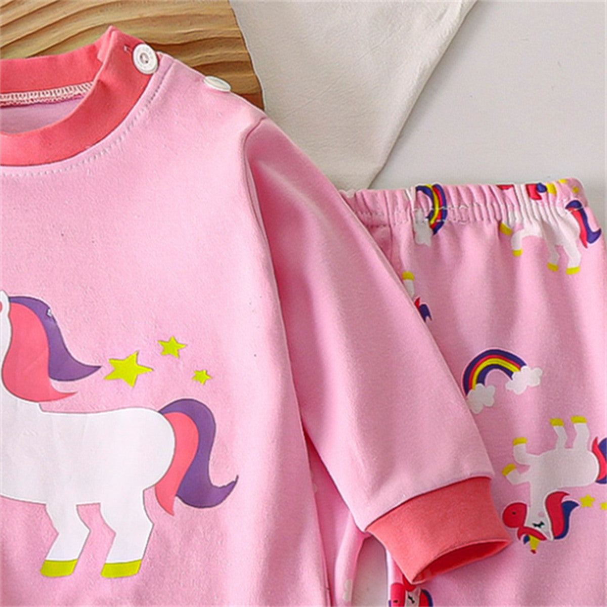 Children's underwear set pure cotton pajamas baby 2 piece set