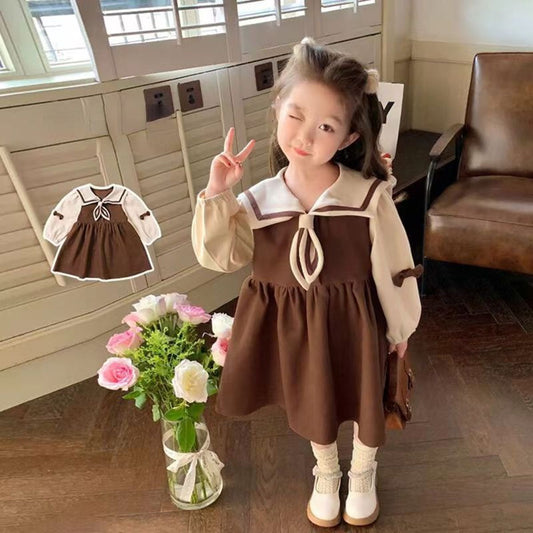 Girls autumn new dress