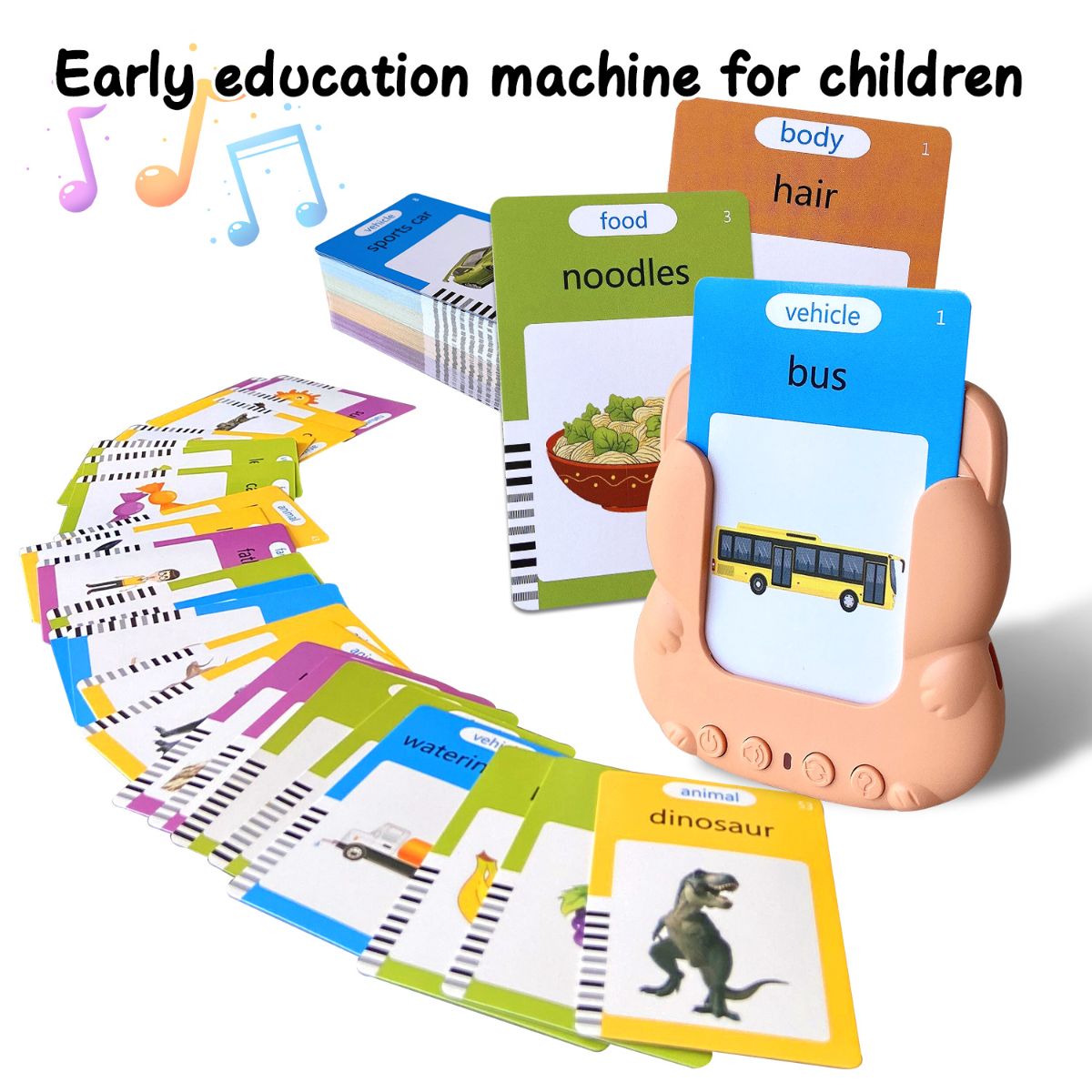 English Flash Cards Children's Educational Flash Card Machine Early Education Card Machine