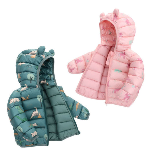 Winter boys and girls cotton coats