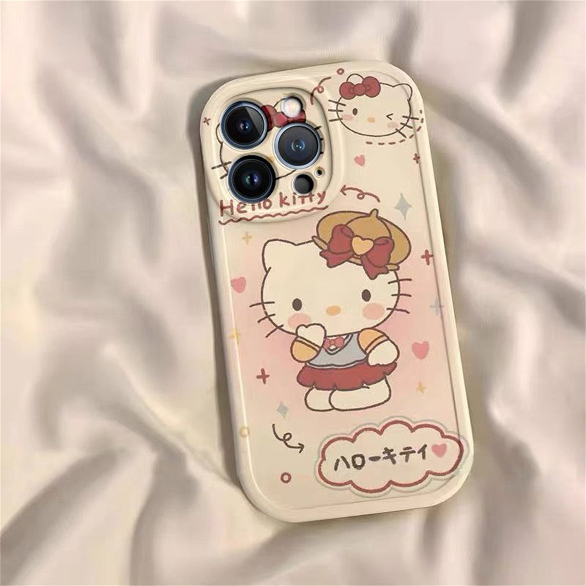 Apple cute style super cute Hello Kitty super drop resistant lens phone case